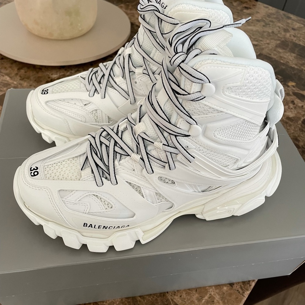 Balenciaga High Top Track Sneakers - Picture 3 of 8